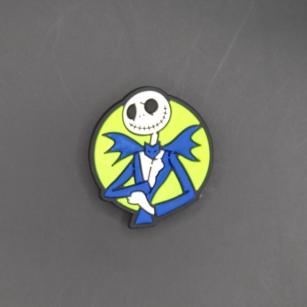 (5/$15) Jack Skellington Croc Charm